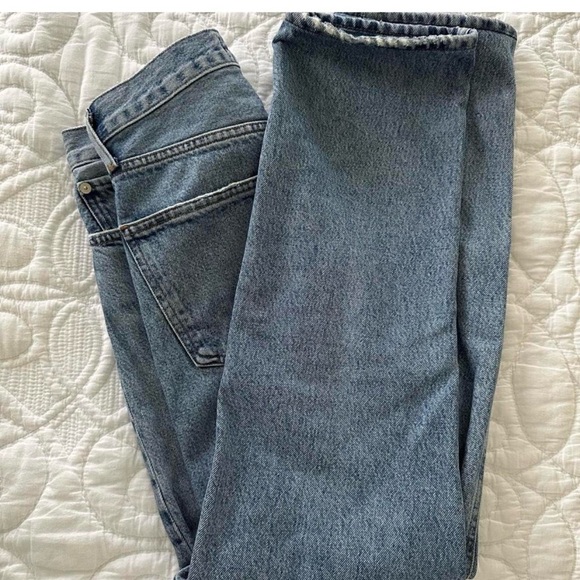 Agolde 90s Pinch Waist High Rise Straight Navigate 24 - Picture 7 of 8